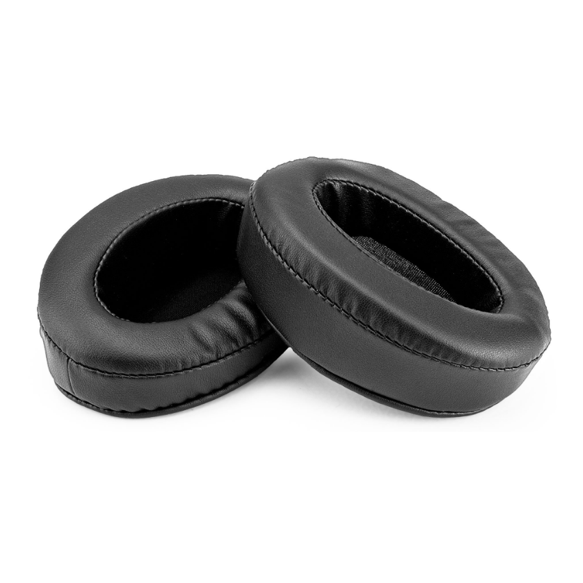 BRAINWAVZ OVAL PU Earpads ANGLED BLACK
