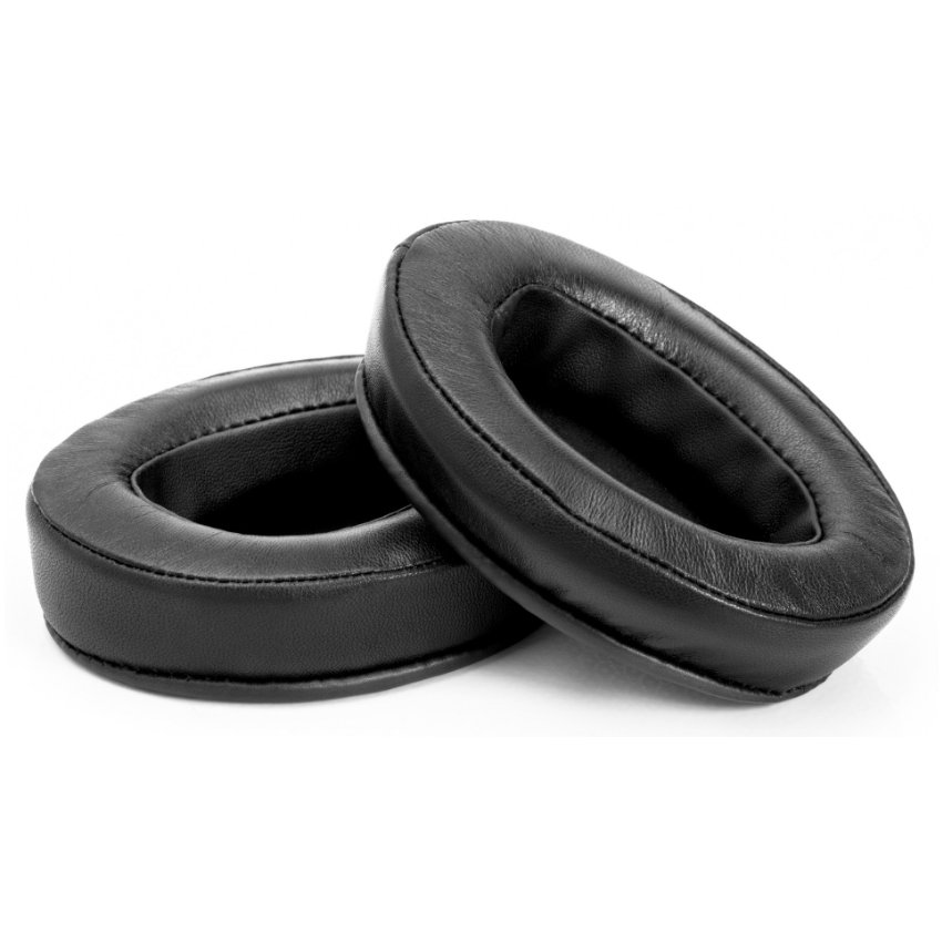 BRAINWAVZ OVAL Leather Earpads BLACK