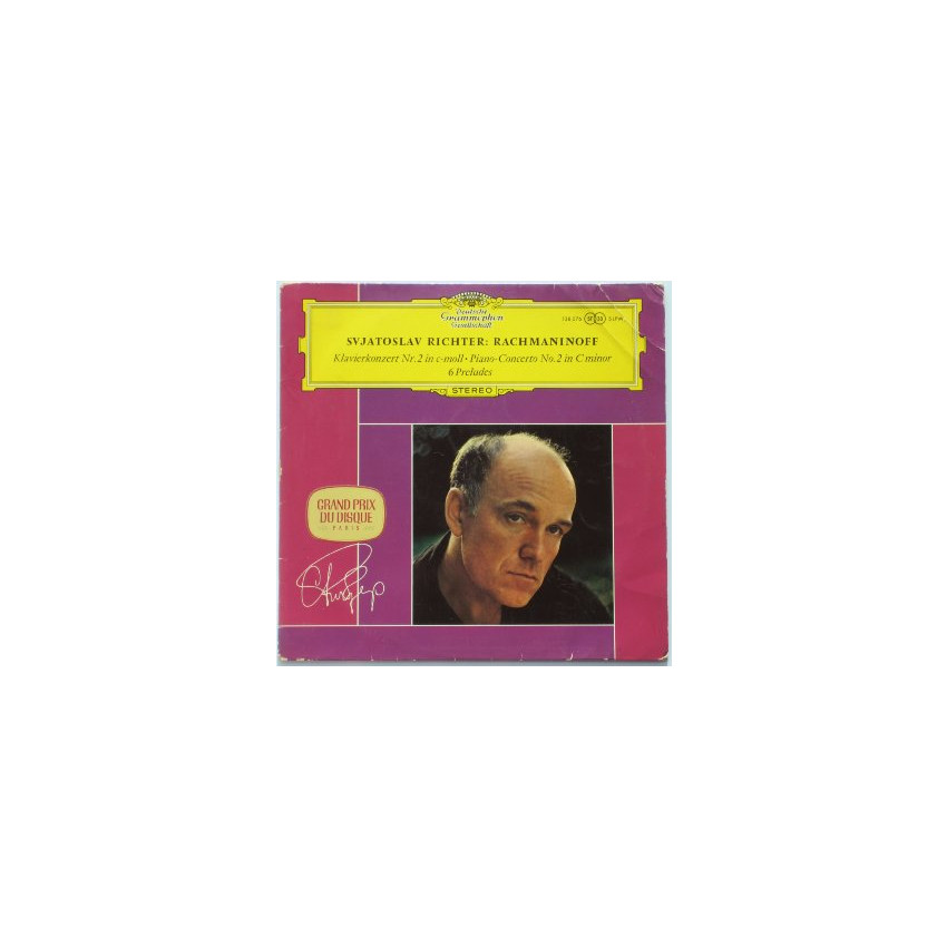 Sviatoslav Richter – Rachmaninov Piano concert No. 2 c-Moll (Deutsche Grammophon LP 138076) Mint