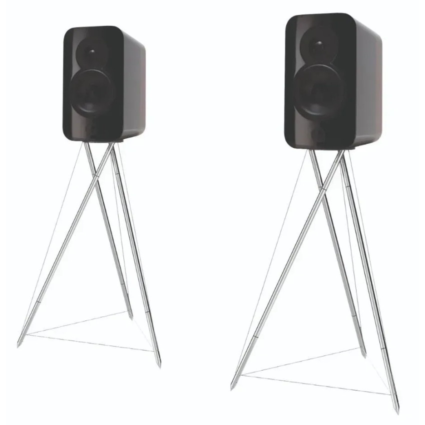Q Acoustics Сoncept 300 Black & Rosewood EXC Stand Pair (QA2710)