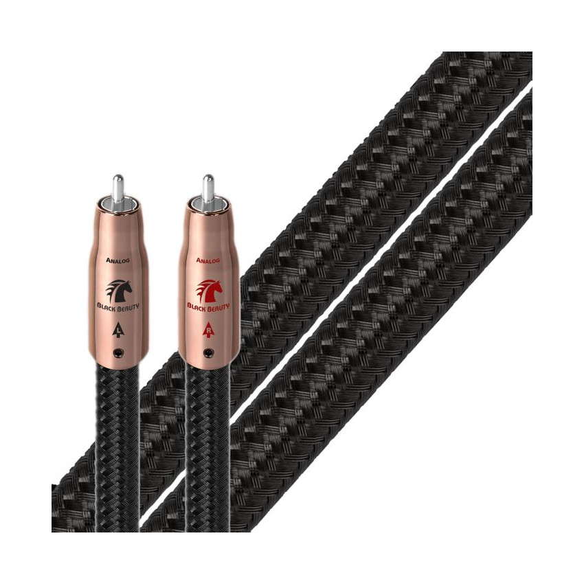 AUDIOQUEST Pair 0.6m Black Beauty RCA > RCA