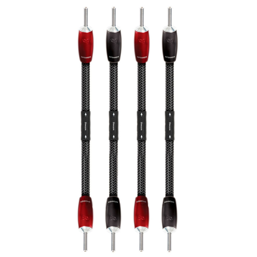 AudioQuest Dragon BiWire Jumpers Banana-Banana 20cm (set of 4)