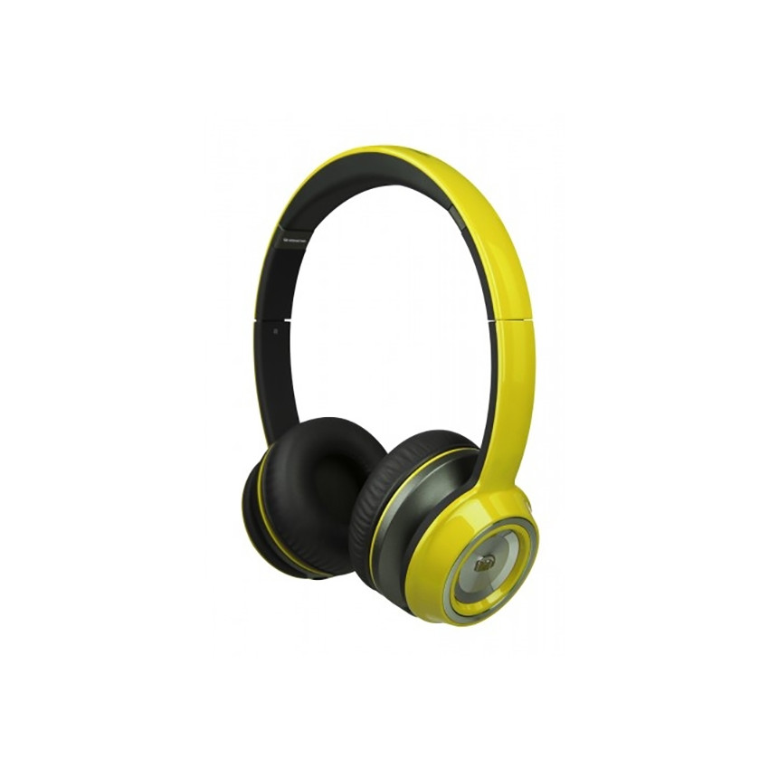 Monster NCredible NTune On-Ear Solid Headphones Solid Yellow