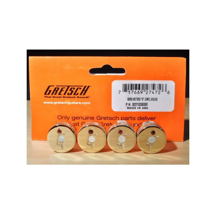 GRETSCH KNOBS ARROW GOLD (4)