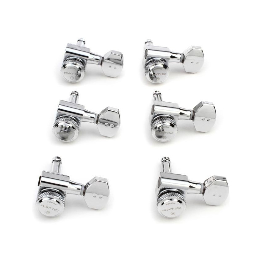 GRAPH TECH PRL-9721-C0 Staggered Electric Locking 6 In-line Chrome 2 Pin
