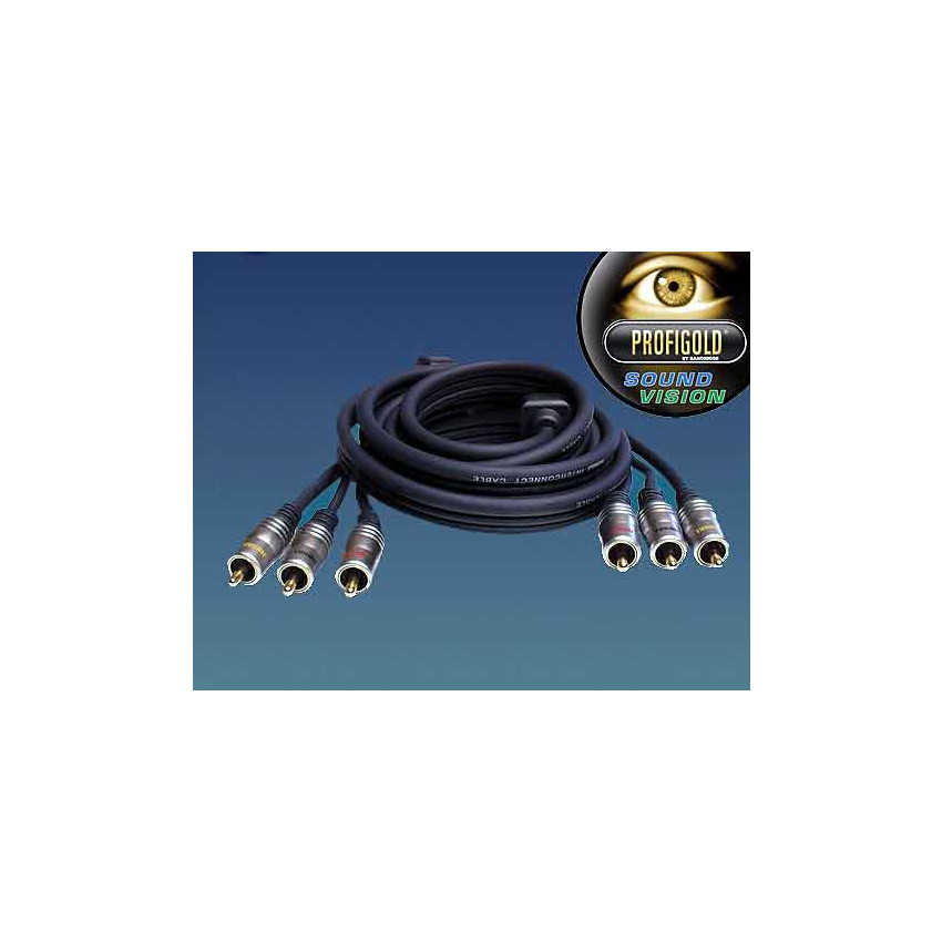 PROFIGOLD PGV 5305 Component Interconnect -3 RCA M - 3 RCA M 5m