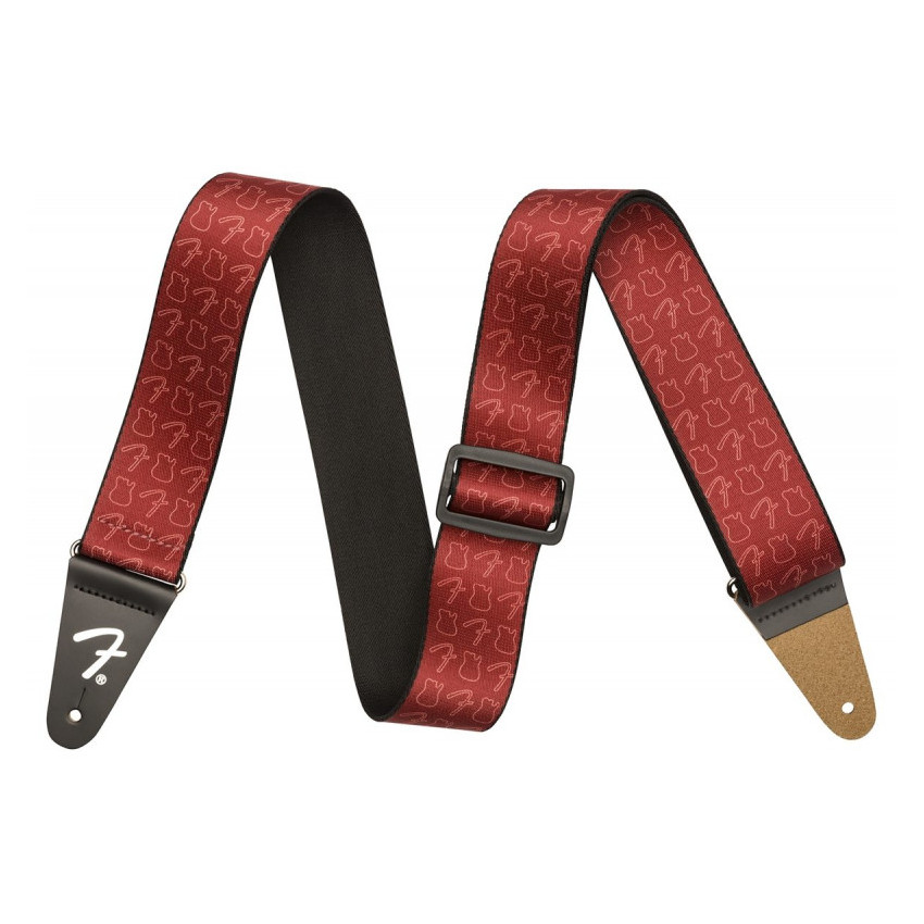 FENDER 2' ICON STRAP TELE BURGUNDY