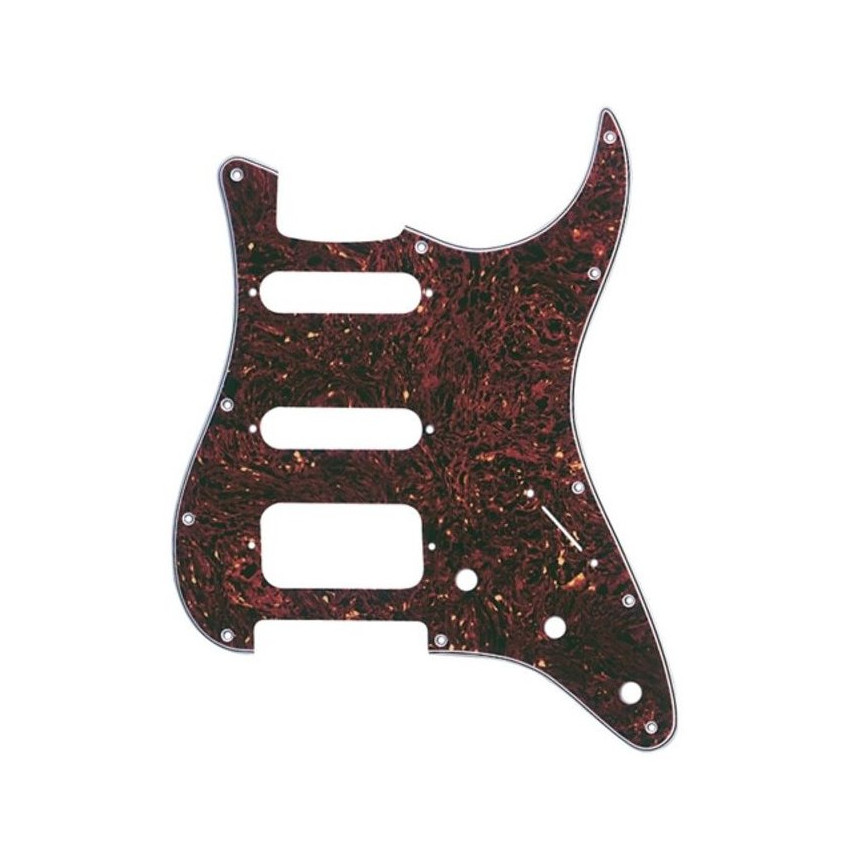 FENDER PRE-WIRED STRAT PICKGUARD HSS TORTOISE SHELL 11 HOLE