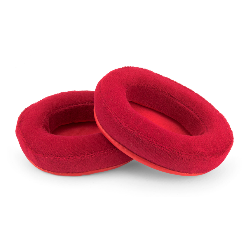 BRAINWAVZ OVAL Velour Earpads RED