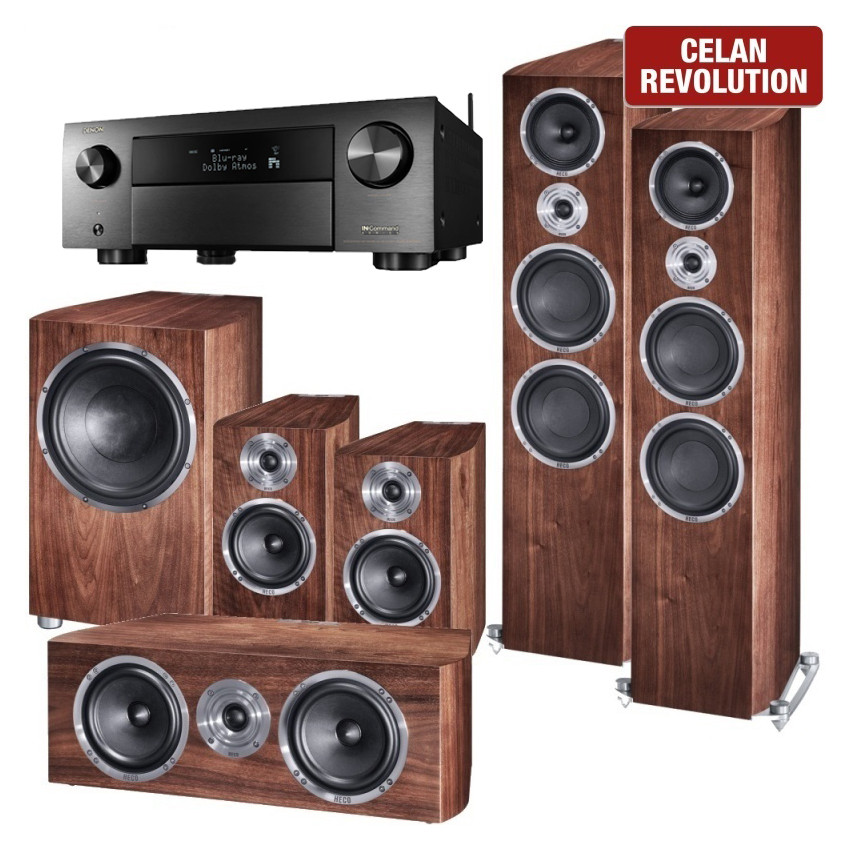 Denon AVR-X4800H 8K (9.2 сh) + set 5.1 Heco Celan Revolution 7