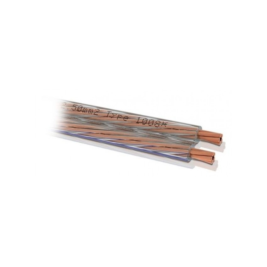 OEHLBACH Speaker Wire 25 Cable 2x2,50mm clear