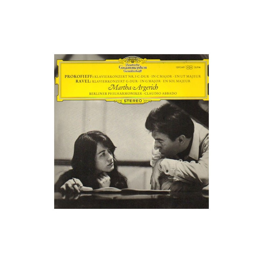 Prokofieff - Piano Concert No.3 in C Major/G Major (Deutsche Grammophon 139349, 180 gr.) Mint