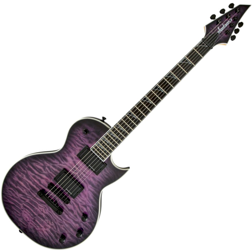 JACKSON PRO MONARKH QUILT MAPLE TOP TRANSPARENT PURPLE BURST