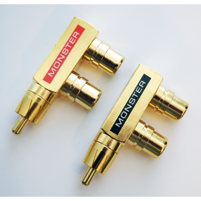 Monster Cable - RCA Male to 2 RCA Female Adapter (1 шт)