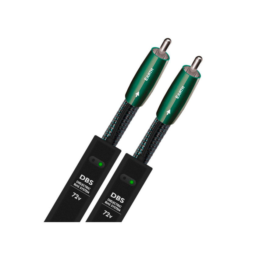 AUDIOQUEST Pair 1.0m EARTH 72V DBS RCA > RCA