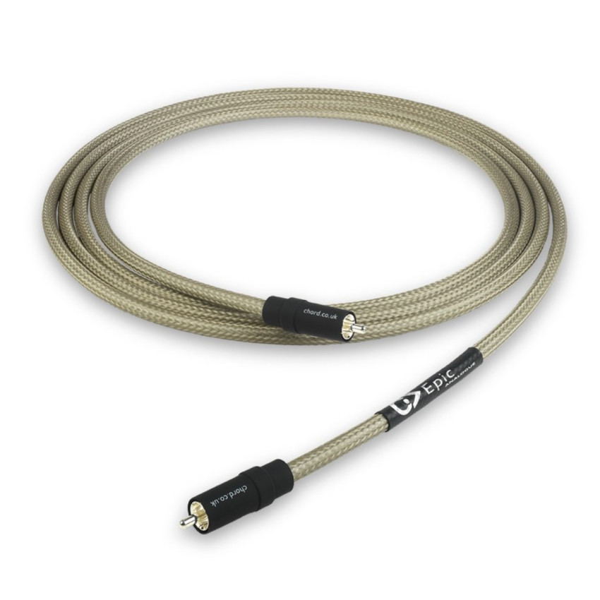 CHORD EpicX 1RCA to 1RCA Sub 3m