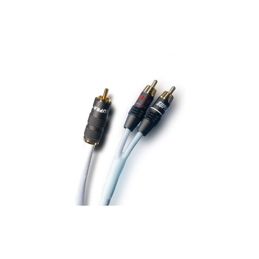 Supra Y-LINK 1RCA-2RCA BLUE 15M