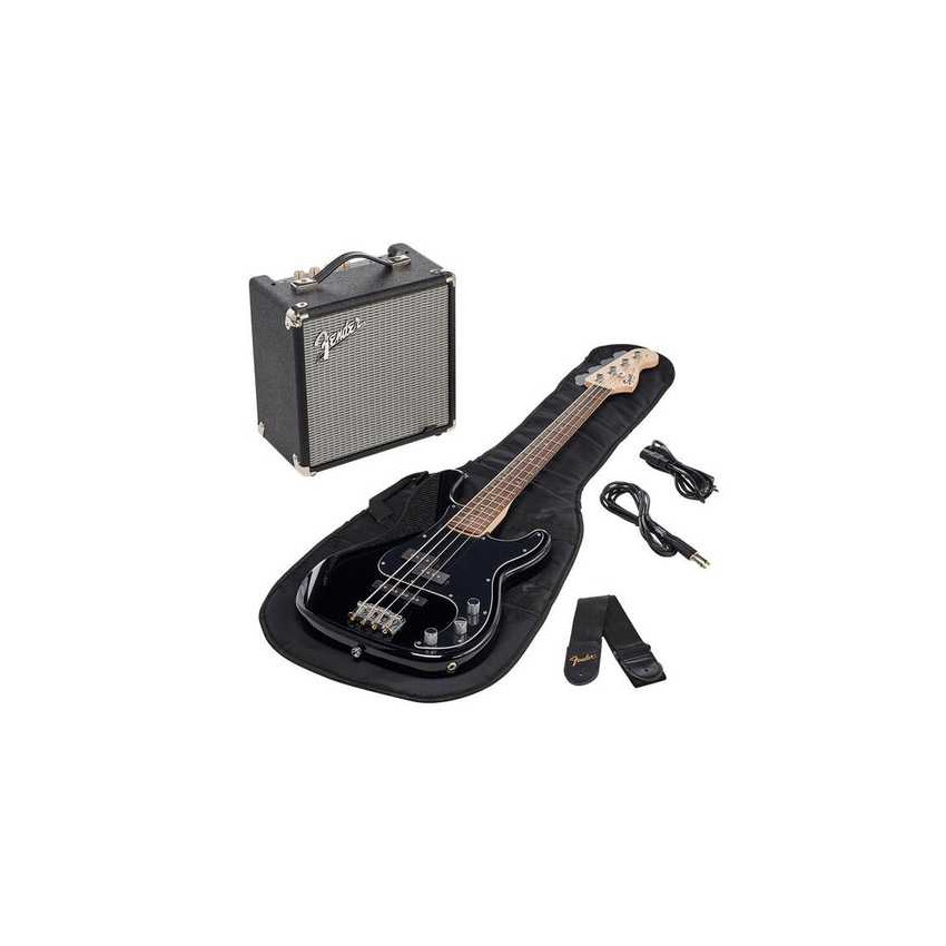 SQUIER by FENDER AFFINITY SERIES PJ BASS START PACK BLACK