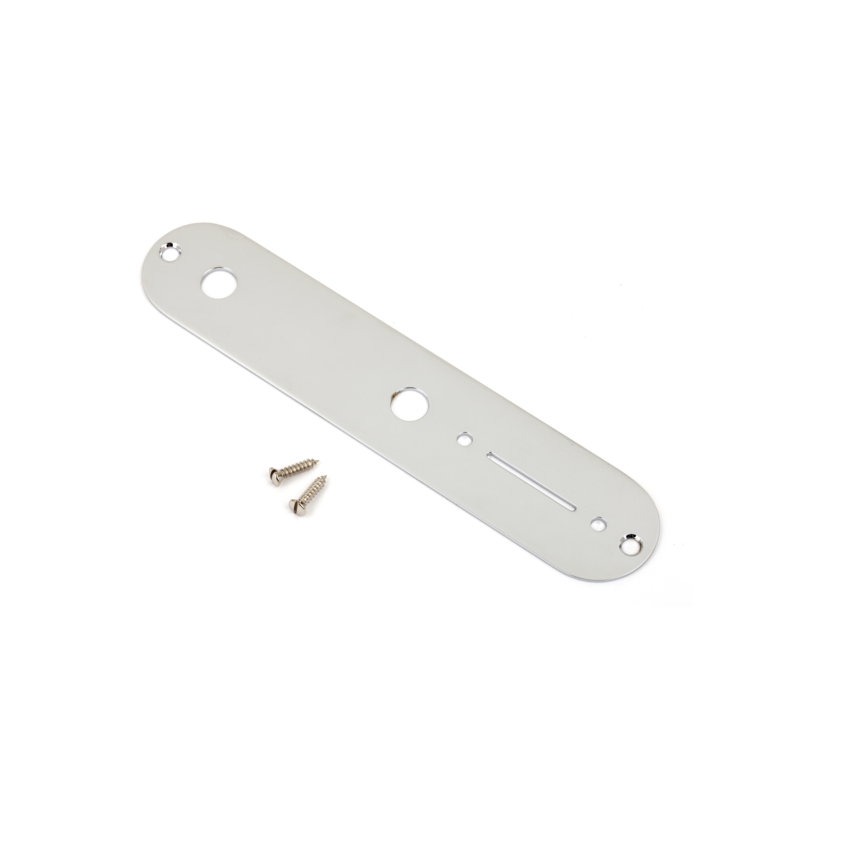 FENDER CONTROL PLATE FOR VINTAGE TELECASTER CHROME