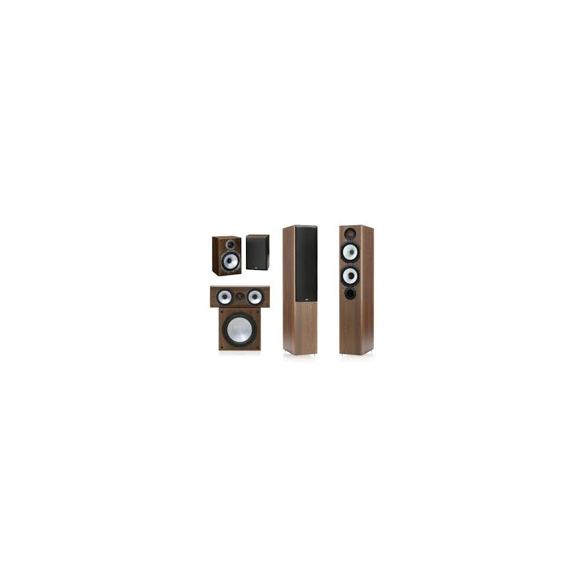 Monitor Audio MR4/MR1/MRcentre/MRW-10 set 5.1 Walnut