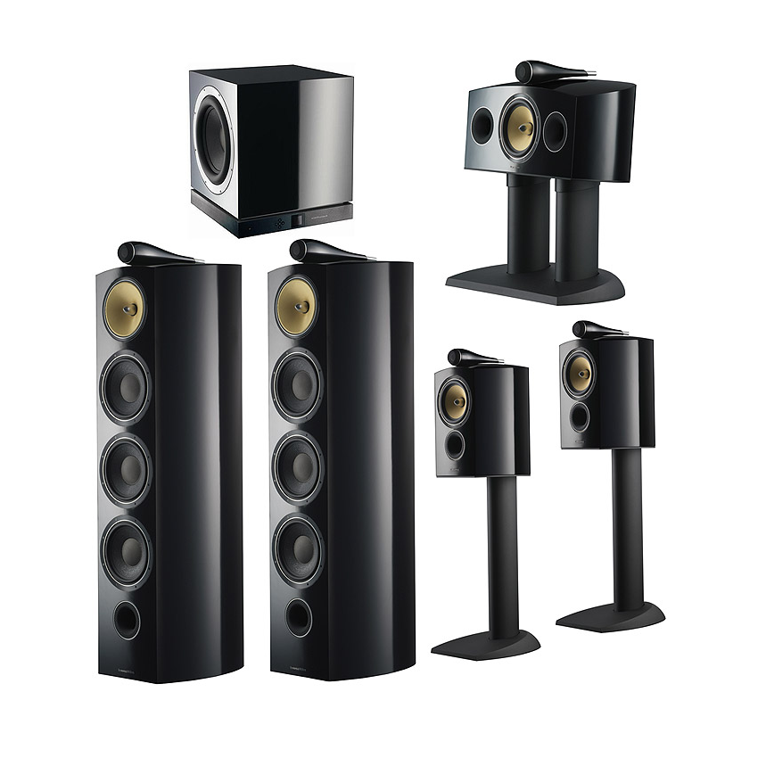 Bowers & Wilkins 800 Diamond №2 set 5.1 Piano Black Gloss