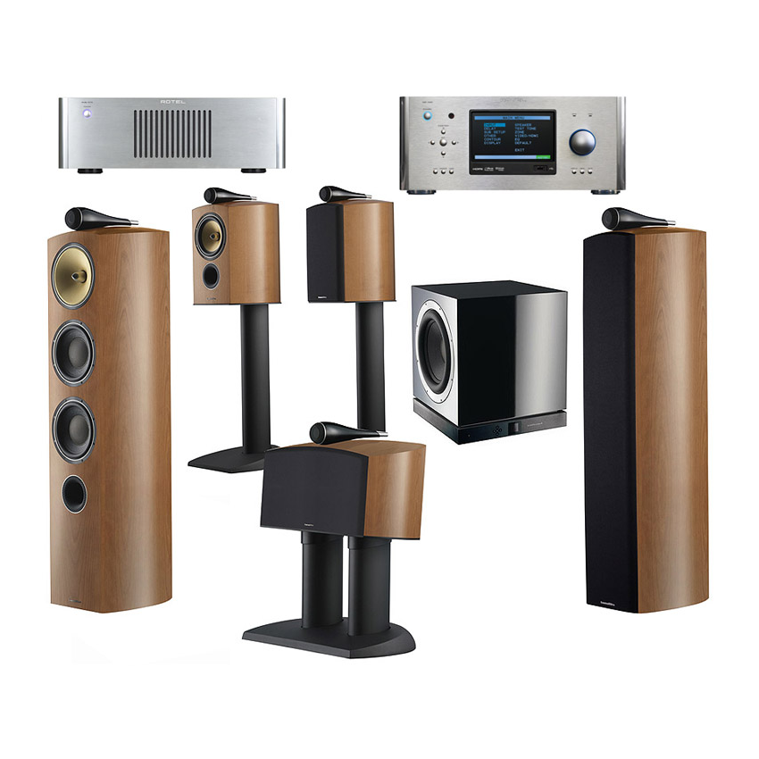 Bowers & Wilkins 804 Diamond/ Rotel RSP-1572и Rotel RMB-1575