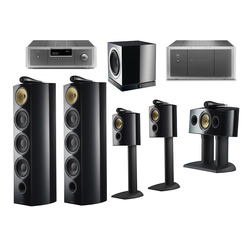 Bowers & Wilkins 800 Diamond №2, NAD M15 HD2 и NAD M25