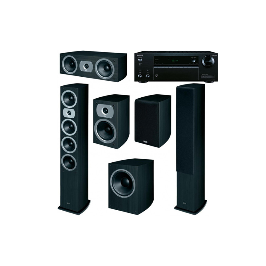 Onkyo TX-NR575E + HECO Victa Prim №3