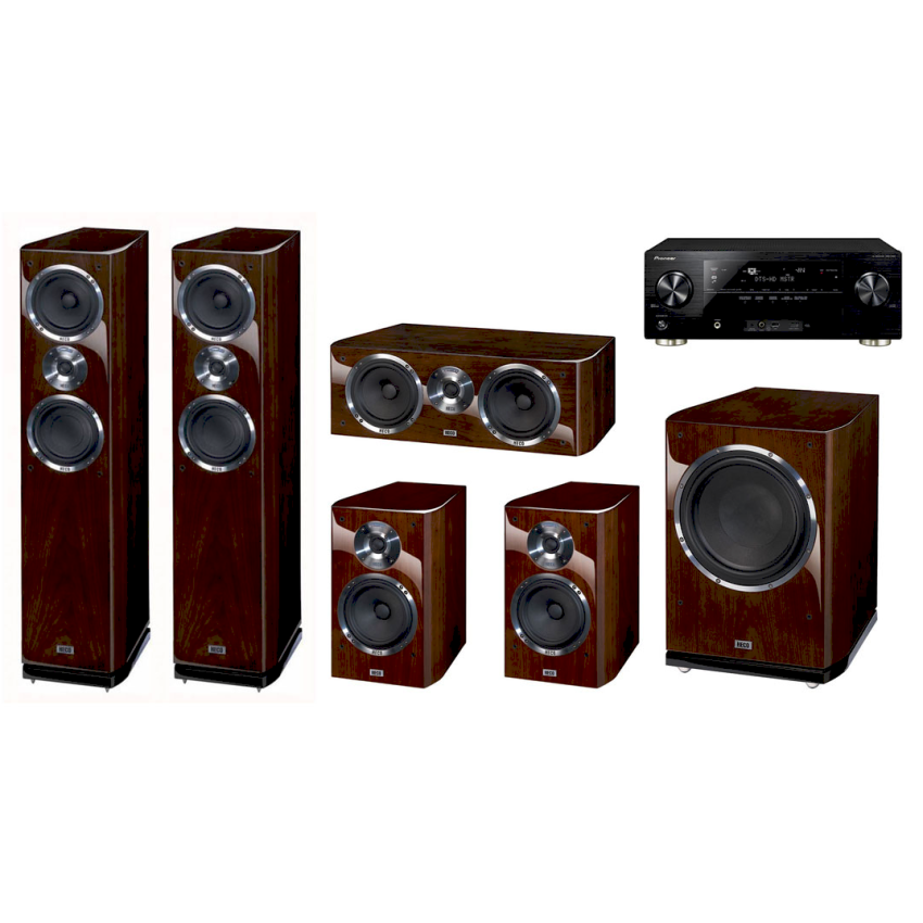 Pioneer VSX-1123 + set 5.1 HECO Celan GT502