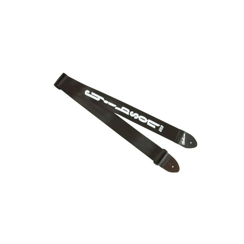 Gibson ASGSBU-10 USA STYLE 2' SAFETY STRAP - JET BLACK