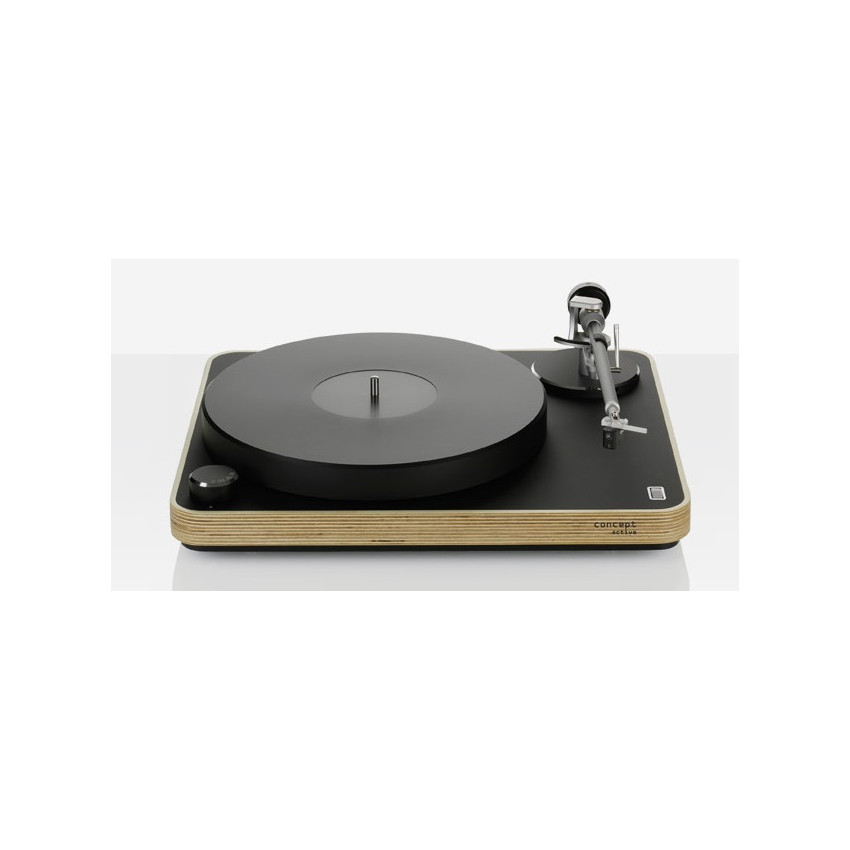 Clearaudio Concept Active (MC) Black with wood (all-in-one-system c