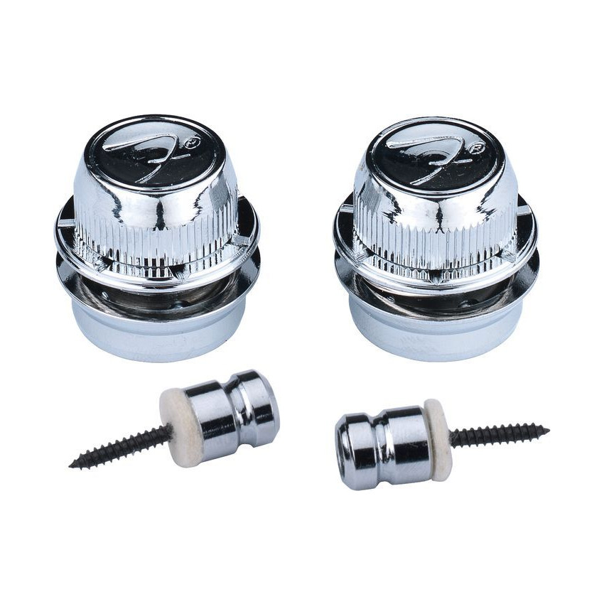 FENDER STRAP LOCKS CHROME PAIR FSLC1