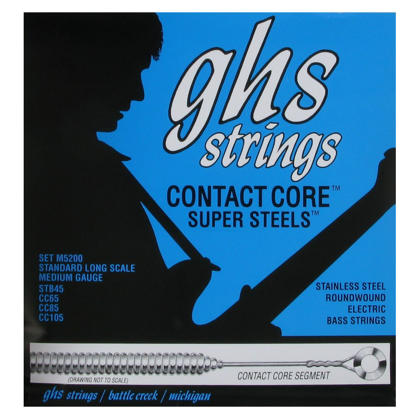 GHS STRINGS M5200 SUPERSTEEL