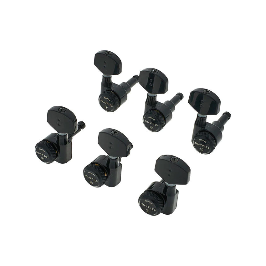 GRAPH TECH PRL-9721-B0 Staggered Electric Locking 6 In-line Black 2 Pin