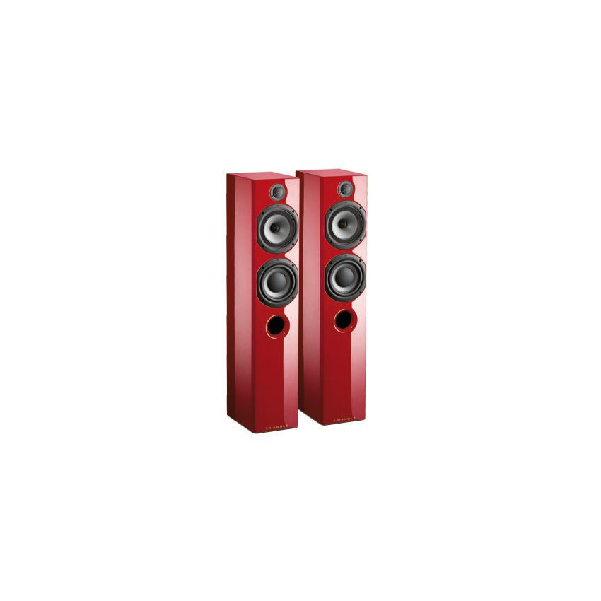Triangle Color Floorstander Red Piano Lacquer