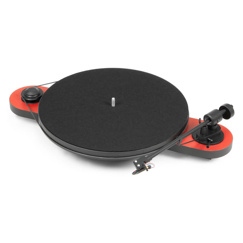 Pro-Ject ELEMENTAL PHONO USB (OM5e) - RED/BLACK