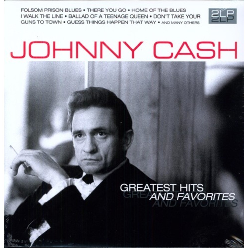 JOHNNY CASH - GREATEST HITS & FAVORITES 2 LP Set 2010 (VP 80111) GAT, VINYL PASSION/EU MINT (8712177057498)