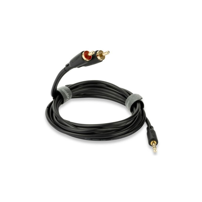 QED CONNECT 3.5MM JACK-PHONO 0.75M (QE8111)
