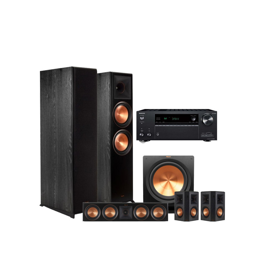 Onkyo TX-NR696 + Klipsch Reference Premier set 5.1 RP-8000F/RP-502S/RP-504C/R-115SW