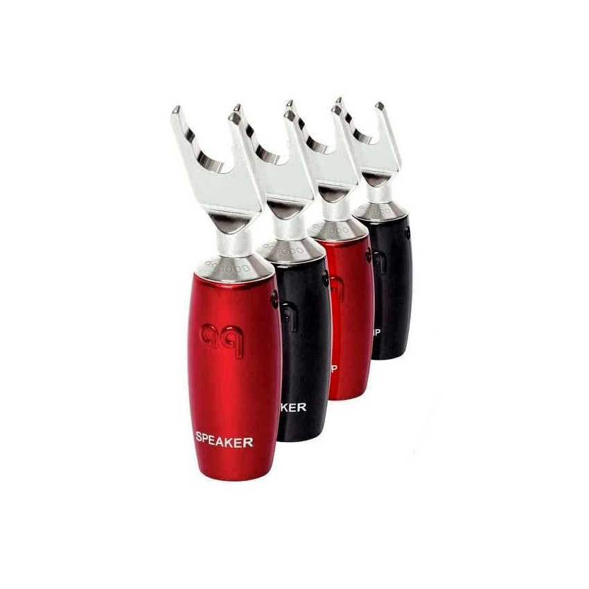 AUDIOQUEST spc 1007 Series Multi-Spade Silver set of 6