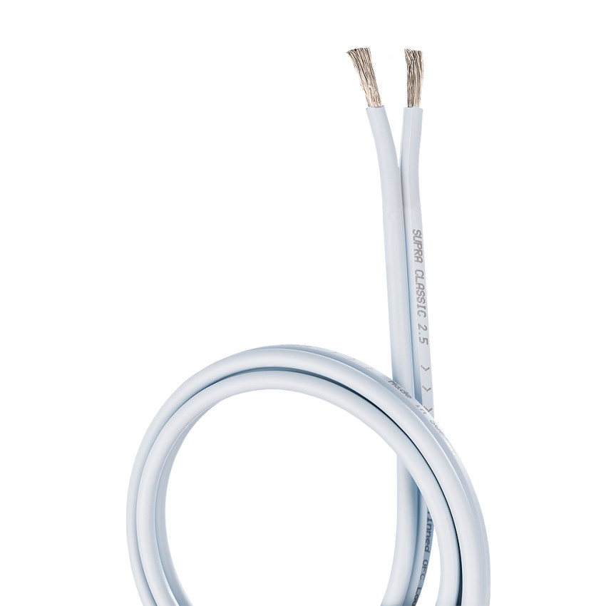 Supra Cable CLASSIC 2X2.5 WHITE 20M