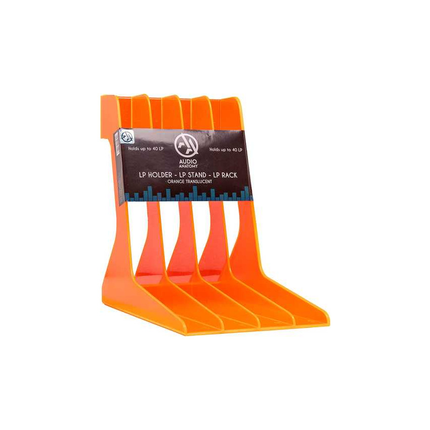 Audio Anatomy Lp Rack - Lp Staender - Orange Translucent