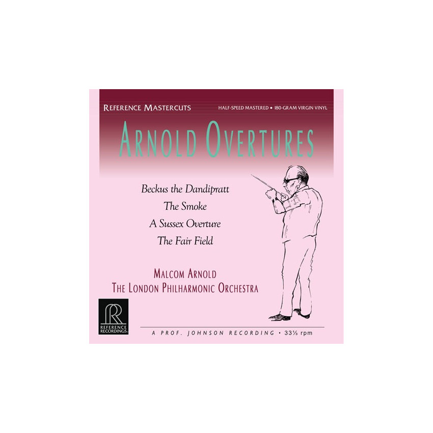 Malcolm Arnold, London Philharmonic Orchestra – Arnold Overtures  (1992/2017) Vinyl LP 