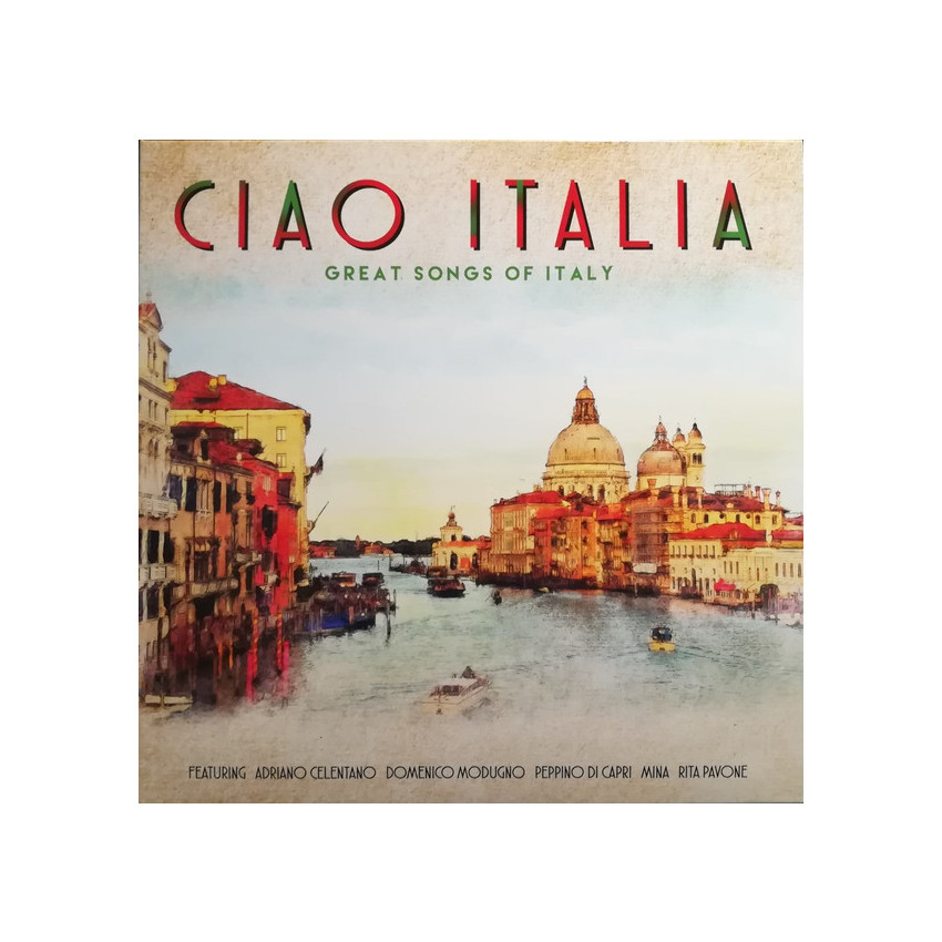 V/A – CIAO ITALIA - GREAT SONGS OF ITALY 2018 (02098-VB, 180 gm.) BELLEVUE/EU MINT (5711053020987)