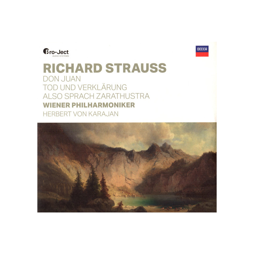 Richard Strauss, Wiener Philharmoniker, Herbert von Karajan – Don Juan, Tod Und Verklärung, Also Sprach Zarathustra Vinyl 2LP