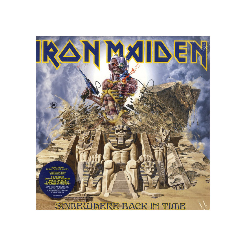 IRON MAIDEN – SOMEWHERE BACK IN TIME 2 LP Set 2008 (50999 2147071 4, LTD) EMI/EU MINT (5099921470714)