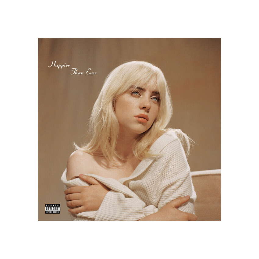 BILLIE EILISH - HAPPIER THAN EVER 2 LP Set 2021 (B0033778-01) DARKROOM/EU MINT (0602435973548)