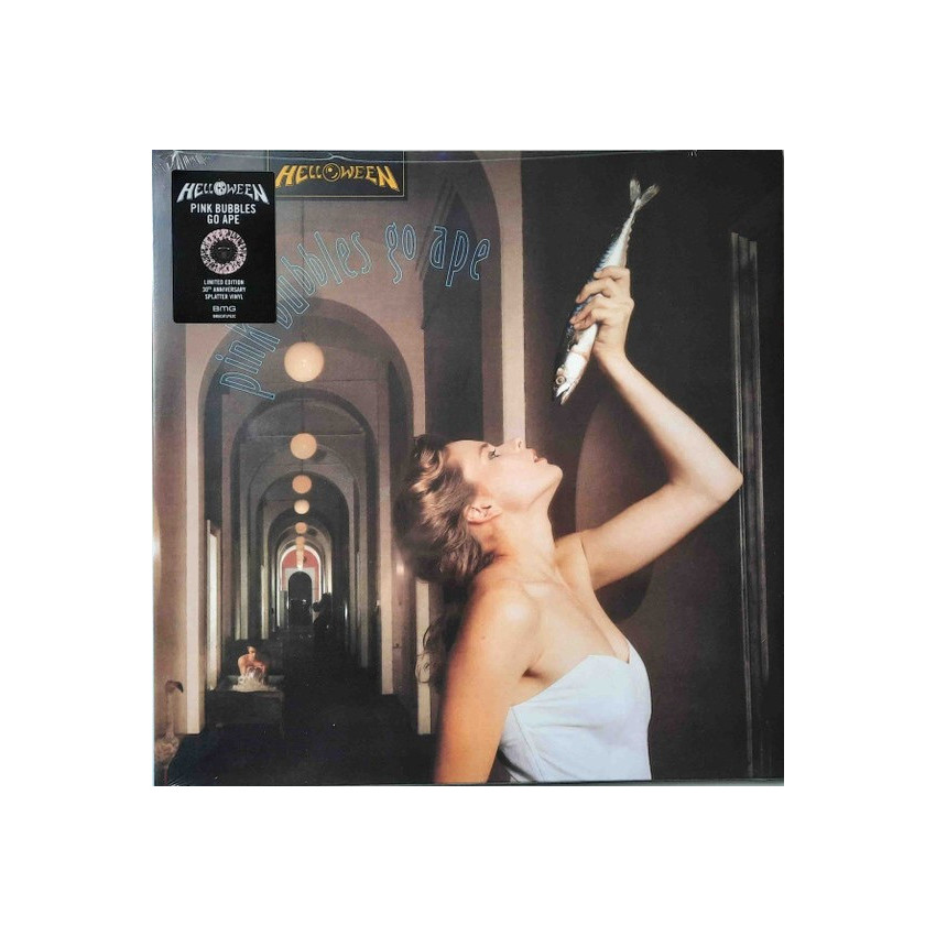 HELLOWEEN - PINK BUBBLES GO APE 1991/2021 (BMGCATLP62C, LTD., Pink With Black) BMG/EU MINT (4050538675757)