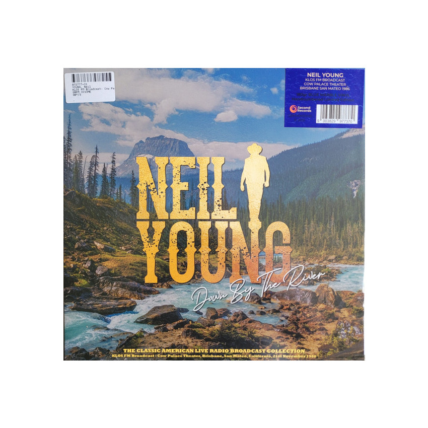 NEIL YOUNG - DOWN BY THE RIVER 2022 (SRFM0010, LTD., 180 gm., Blue Marbled) SR/EU MINT (9003829977370)