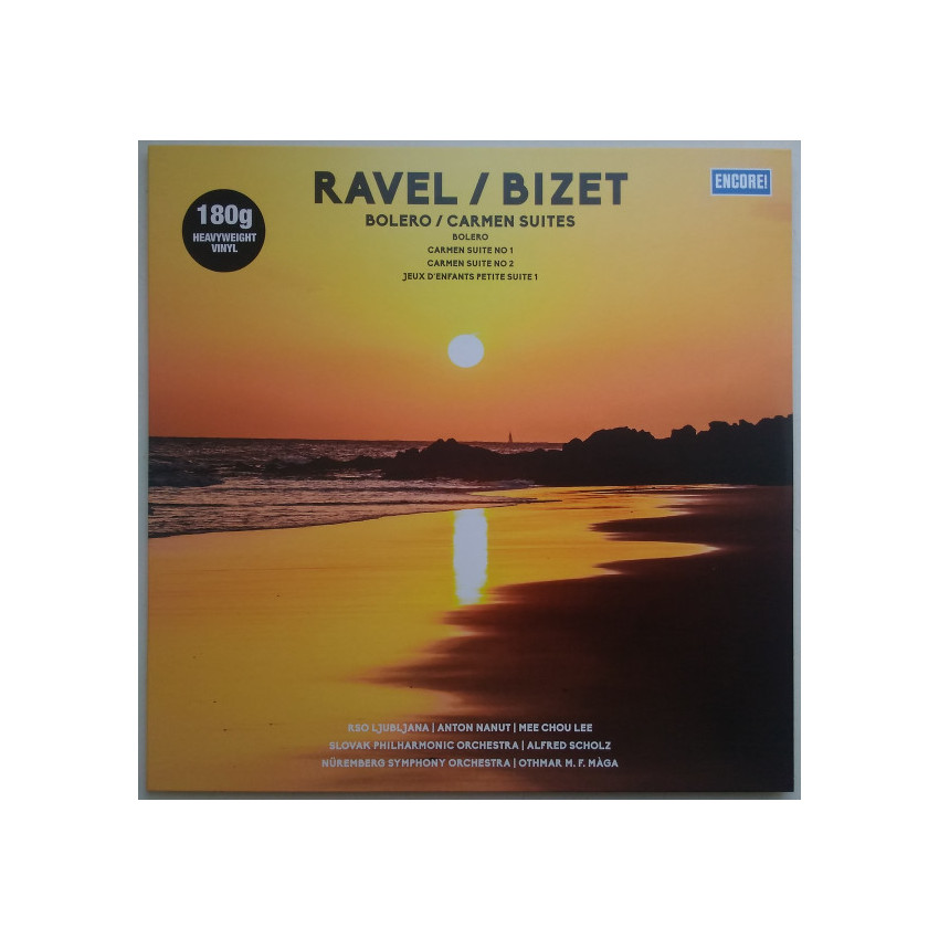 RAVEL / BIZET BOLERO / CARMEN SUITES - RSO LJUBLJANA 2020 (5711053021540) BELLEVUE/EU MINT (5711053021540)